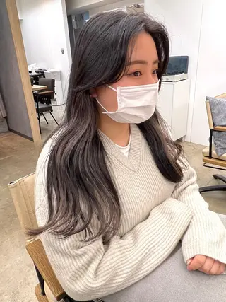 ロング カラー ✨️今だけ無料✨️ 鶴田みなみのヘアスタイル