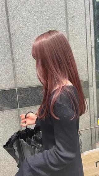 カラー Lolonois梅田 澤田　葵のヘアスタイル