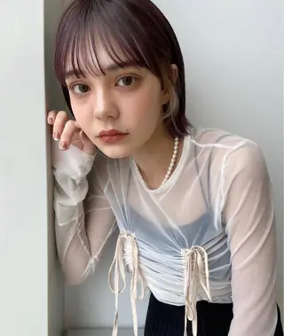 ミディアム Juri /暖色カラーのヘアスタイル