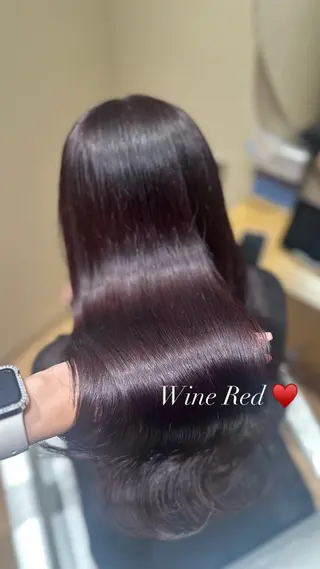 ロング カラー Minori🤎 ナチュラル韓国ヘアのヘアスタイル