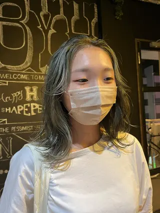 カラー the OSCAR所属・韓国ヘアスタイリスト Harukaのヘアスタイル