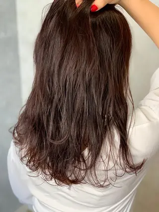 セミロング カラー LUXBE LUCE那覇イオン店所属・LUXBE LUCEのヘアスタイル