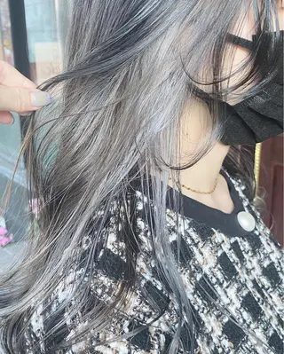 ロング カラー 舟橋 りんかのヘアスタイル