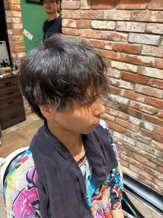 パーマ メンズ 松橋 海渡のヘアスタイル