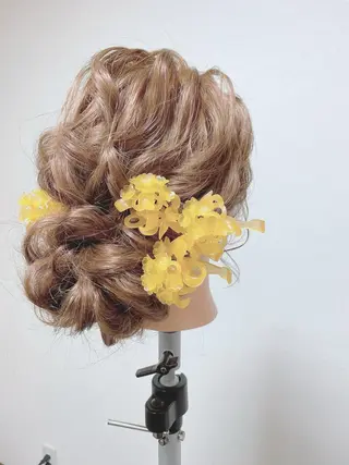 ロング ヘアアレンジ GRANLUSSO 〜グランルッソ駅前店所属・木口 嘉美のヘアスタイル