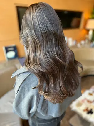 カラー 大人パーマ特化 心斎橋本町/えざわのヘアスタイル