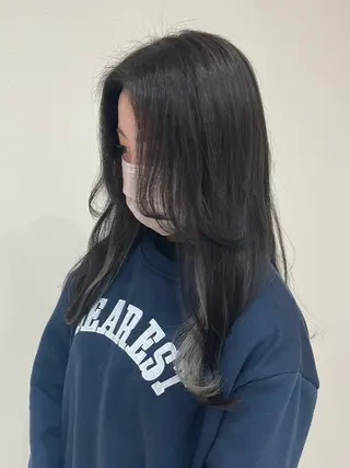 ロング ベージュカラー🧸/ 松崎/東区/田中理沙のヘアスタイル