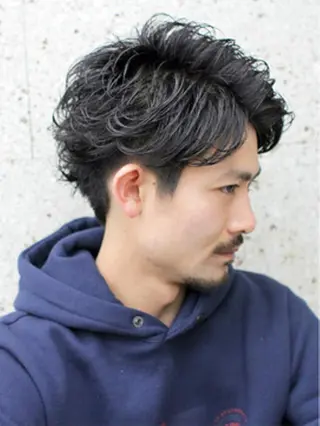 パーマ メンズ ラヴィニュースタンダードバーバー中野店所属・💈TAMOGAMI AMI💈のヘアスタイル