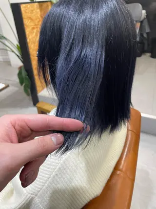 ミディアム カラー かんばら りょーいのヘアスタイル