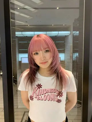 カラー keen吉祥寺所属・🎀ハイトーンカラー ☆彡SAYAのヘアスタイル