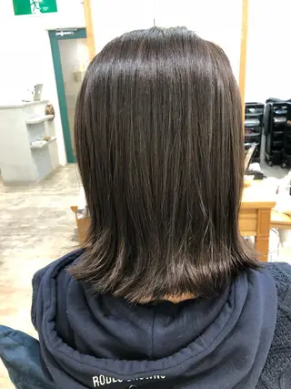 ミディアム カラー ヘアアレンジ 佐々木 政徳のヘアスタイル