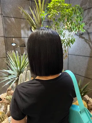 ショート カラー 酸性ストレート人気 No,1/カスミ🩰のヘアスタイル