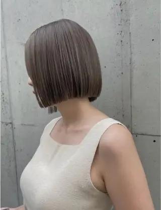 ショート 縮毛矯正×ボブ美容師 /飯田 輝のヘアスタイル