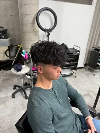 ミディアム メンズ era本店所属・笹尾 陸/era本店 メンズ短髪系美容師のヘアスタイル