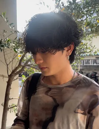 パーマ メンズ 年間2000名担当◎ パーマ職人/仲原佑樹のヘアスタイル