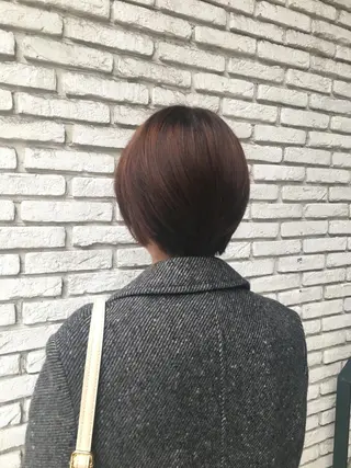 ショート カラー Lapel green所属・Lapelgreen 森町 / AOIのヘアスタイル