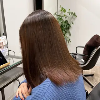 カラー JIN/暖色カラー /髪質改善/艶髪のヘアスタイル