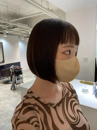 ショート カラー ボブ美容師 /馬場 翼のヘアスタイル