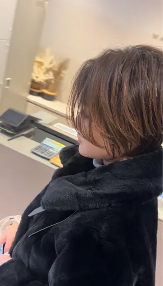 ショート HARUKI  MINATO Japan広島紙屋町店所属・hmj紙屋町店 脊戸智志のヘアスタイル