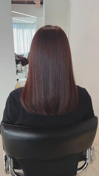 ロング カラー ヘアアレンジ リベルテ所属・♦️髪質改善韓国レイ ヤー♦️副店長のヘアスタイル