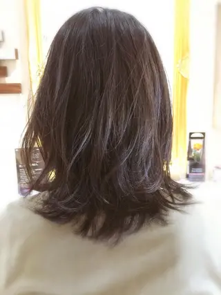 ミディアム パーマ 美容歴18年以上🌈 山口のヘアスタイル