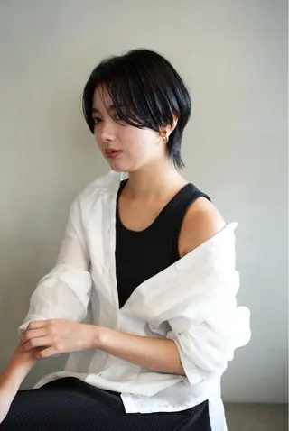 ショート カラー soigne 表参道【ソワネ】所属・八幡 空乃のヘアスタイル
