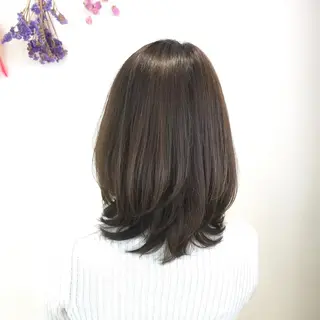 ミディアム 似合わせカット🌿 前川のヘアスタイル