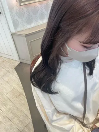 カラー 🍪ヨシイハルネ🍪 ラベンダーカラーのヘアスタイル