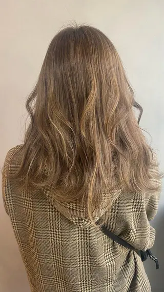 セミロング カラー 🪐SOURCE 塚口　シマブクロ🪐のヘアスタイル