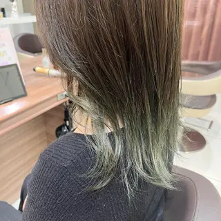 セミロング カラー ナチュラル暖色カラー 🤎 佐藤栞のヘアスタイル