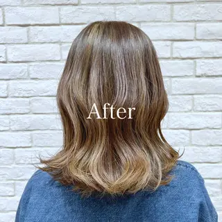 ミディアム カラー レディースヘア💫 加藤たいが🐯のヘアスタイル