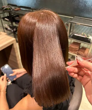 カラー 塚下 怜菜のヘアスタイル