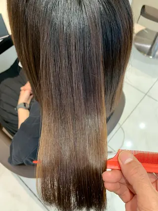 ミディアム 小田切 栄司のヘアスタイル