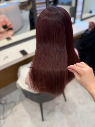 セミロング カラー Lond Bloom所属・🎀はるか ブリーチ なしダブルカラー🎀のヘアスタイル