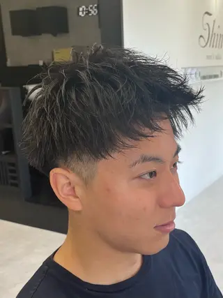 ショート メンズ 【店長】メンズ職人 短髪　ハイトーン🔥のヘアスタイル