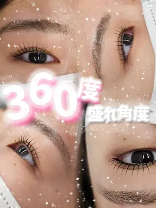 マツエク・マツパ Natural Eyebrow.Cのマツエク・マツパデザイン