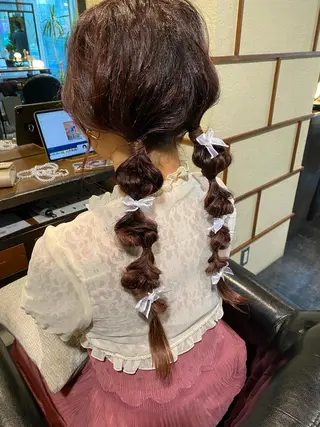 ロング 白井 雅美のヘアスタイル
