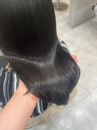 セミロング 永澤 樹里のヘアスタイル