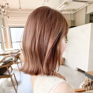 ミディアム レイヤー/ボブ /カット泉谷七登のヘアスタイル