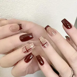 ネイル RAFFINE 月🦋🩵のネイルデザイン