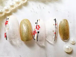 ネイル ネイルPetit Ribbonのネイルデザイン