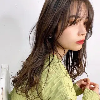 ロング カラー Sana / 韓国ヘア / カラーのヘアスタイル