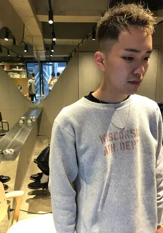 メンズ 🌈圧倒的デザイン パーマ　関和希のヘアスタイル