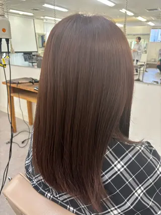 セミロング カラー カヤノ/透明感カラー /酸性ストレートのヘアスタイル