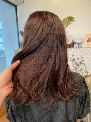 ロング カラー 青島 雄一朗のヘアスタイル