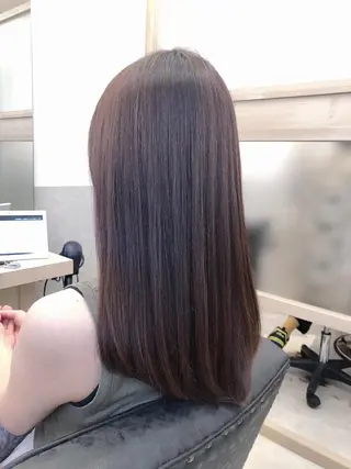 セミロング カラー 西野 美空🍊のヘアスタイル