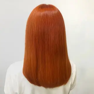 ロング ワインレッド 🍒KAHOのヘアスタイル