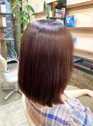 ミディアム カラー イツキ🌕デザインカ ラー🥨髪質改善🫧のヘアスタイル
