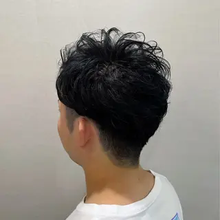 パーマ メンズ 押上/ショート・ボブ /パーマ/山口卓朗のヘアスタイル