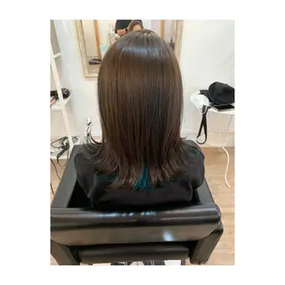 ミディアム 谷川 裕徳のヘアスタイル